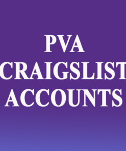 PVA CRAIGSLIST ACCOUNTS